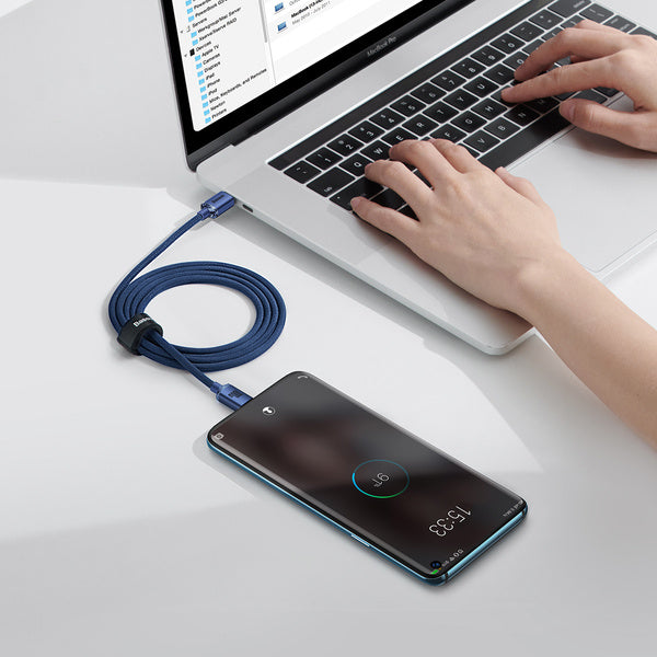 Baseus Crystal Shine | Kabel USB-C Type-C 100W Power Delivery Quick Charge 1.2m