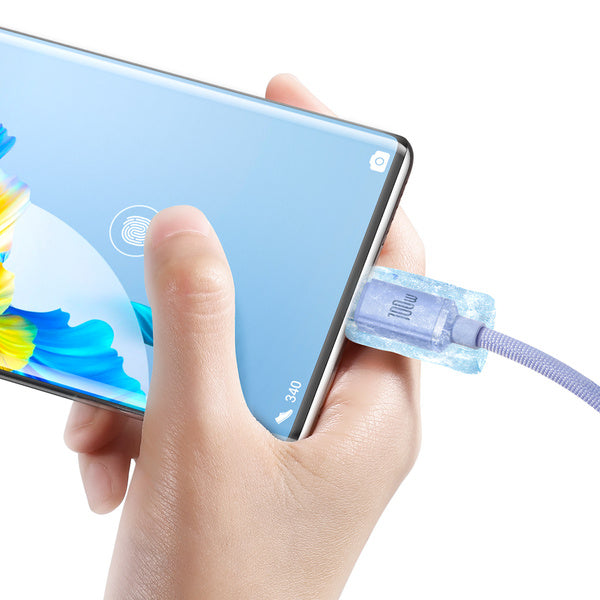 Baseus Crystal Shine | Kabel USB Type-C 100W 66W 6A for Huawei Honor 50 Pro