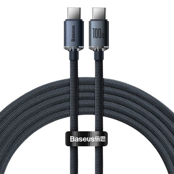 Baseus Crystal Shine | USB-C Type-C 100W Power Delivery Quick Charge 2m