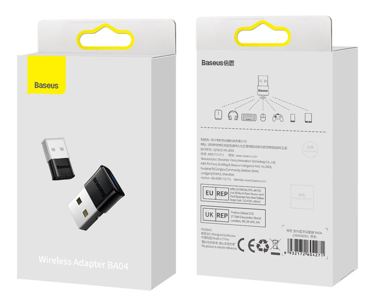 Baseus BA04 | USB Bluetooth-mottakeradapter 5.1