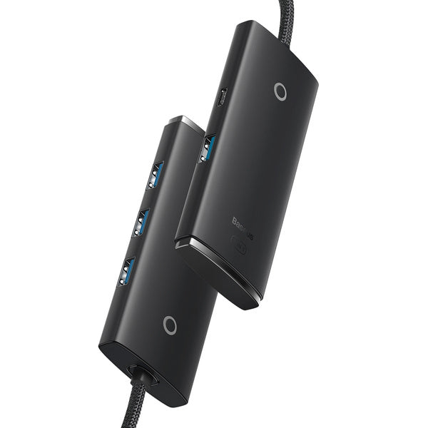 Baseus Lite Series 4-Port | USB-C-hubadapter - USB 3.0 *4 25cm