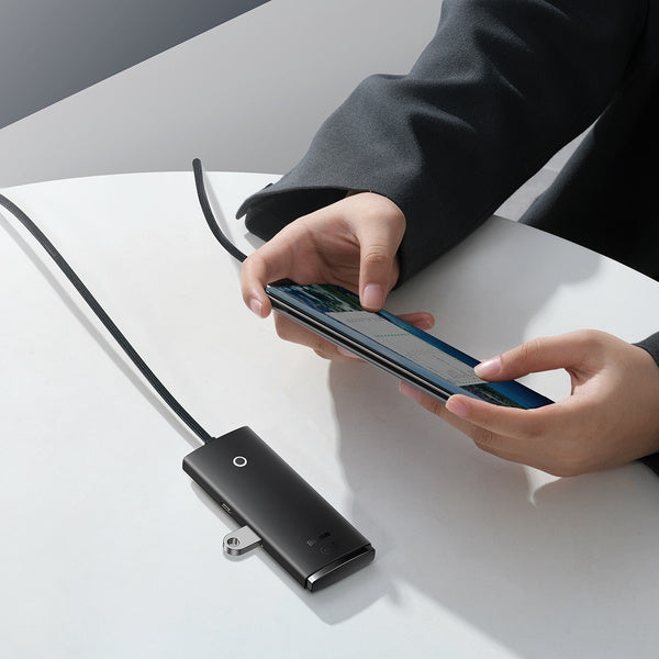 Baseus Lite Series 4-Port | USB-C-hubadapter - USB 3.0 *4 200cm
