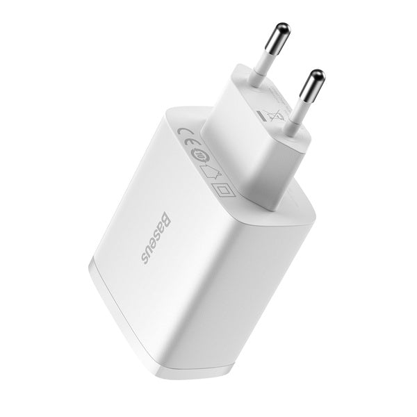 Baseus Compact | Vegglader med 3x USB-A 17W