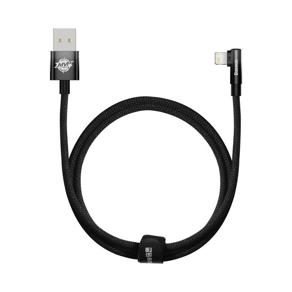 Baseus MVP 2 | Vinkelkabel USB-A - Lightning for iPhone iPad Airpods 2.4A 1m