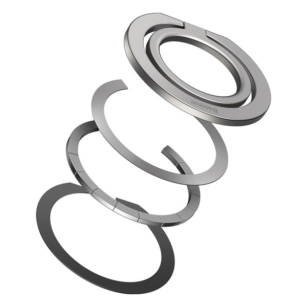 Baseus Halo | Ringholder for telefon med magnetisk adapter 3-i-1