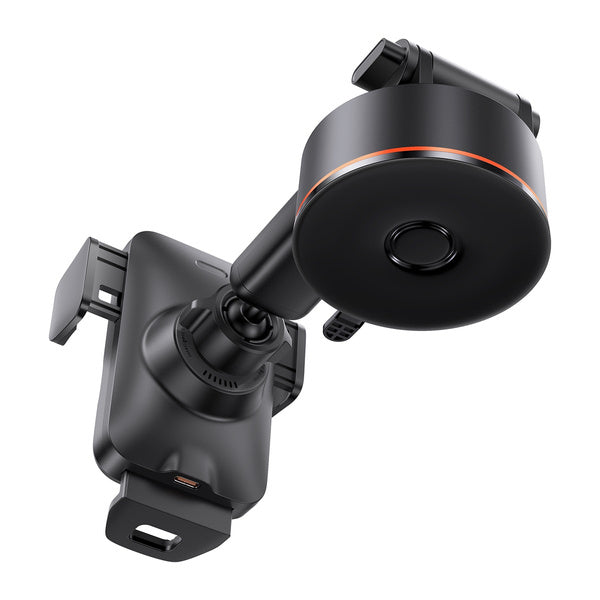 Baseus Wisdom Auto Alignment | Qi-ladende bilholder med 15W for frontrute og dashbord