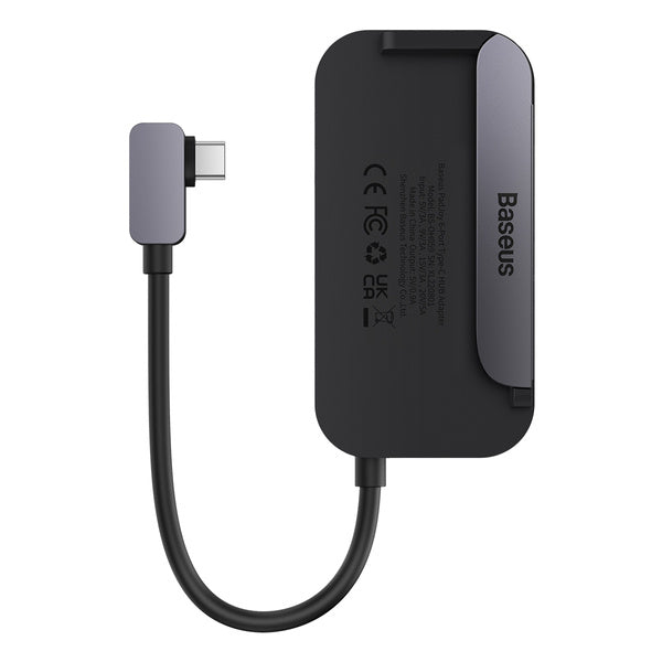 Baseus PadJoy 6-Port | Type-C 4-i-1 HUB Adapter med HDMI 4K USB 3.0 Type-C Mini Jack 3.5mm TF/SD 100W