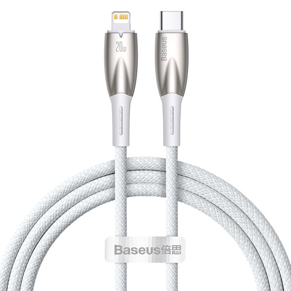 Baseus Glimmer Series | USB-C - Lightning-kabel for iPhone Power Delivery 20W 1m