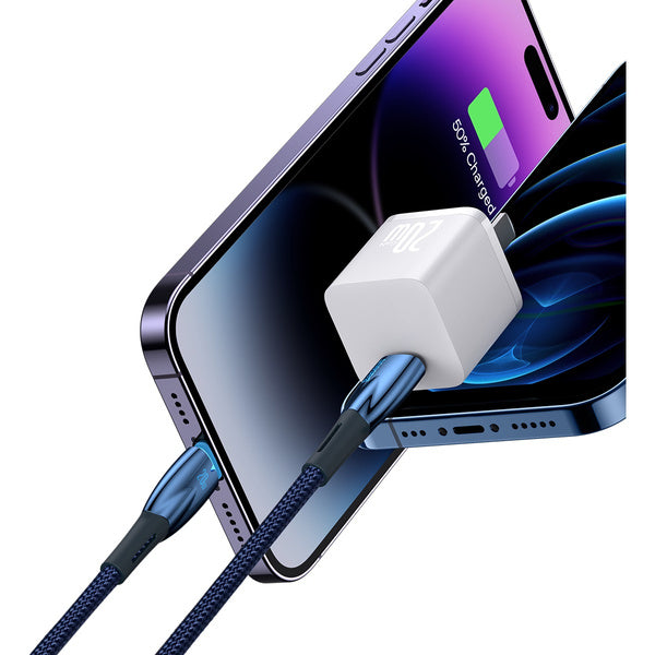 Baseus Glimmer Series | USB-C - Lightning-kabel for iPhone Power Delivery 20W 1m