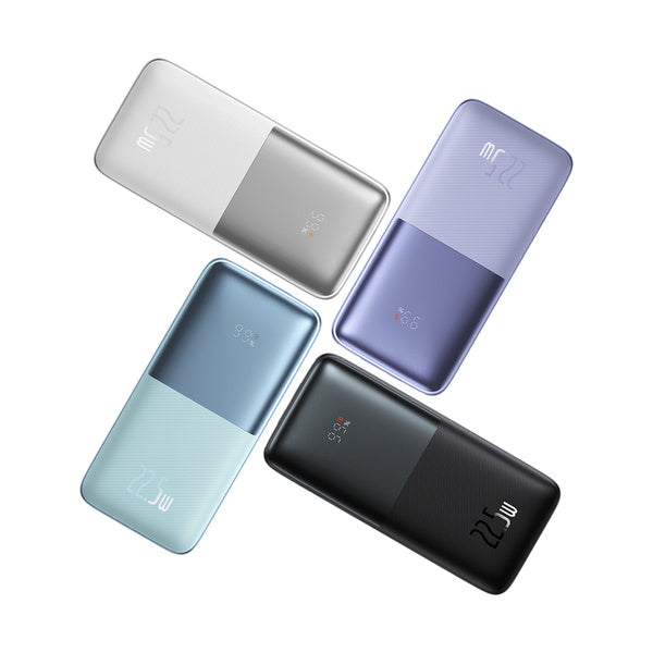 Baseus Bipow Pro | Power Bank 10000mAh 22.5W med USB-C PD QC Samsung AFC-kabel