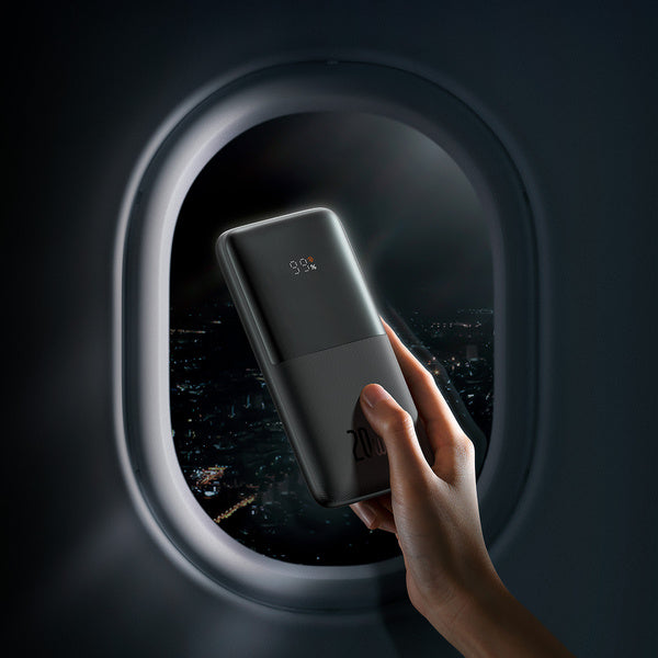 Baseus Bipow Pro | Power Bank 10000mAh 20W med USB-C PD QC Samsung AFC Overseas Edition