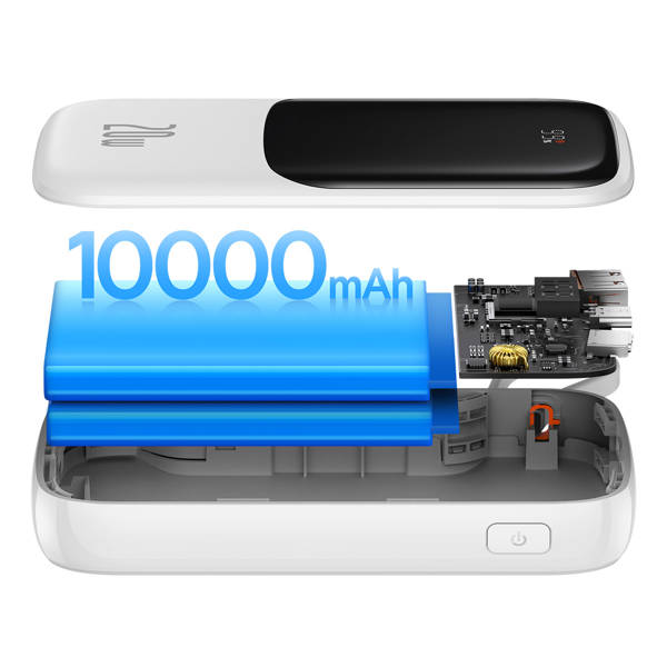 Baseus Qpow Pro | Power Bank 10000mAh PD 20W QC 3.0 med Lightning-kabel (til iPhone) Overseas Edition