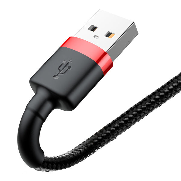 Baseus Cafule Cable | Robust USB-til-Lightning-kabel til iPhone 6 7 8 X 2.4A 1m