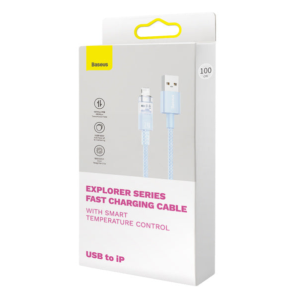 Baseus Explorer-serien | USB-Lightning-kabel til iPhone iPad 2.4A 1m