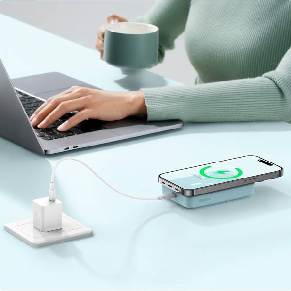 Baseus Magnetic Mini | Powerbank 10000mAh 30W med MagSafe trådløs lading Overseas Edition