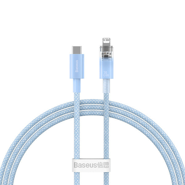 Baseus Explorer Series | USB-C til Lightning Power Delivery-kabel, 20W, 1m