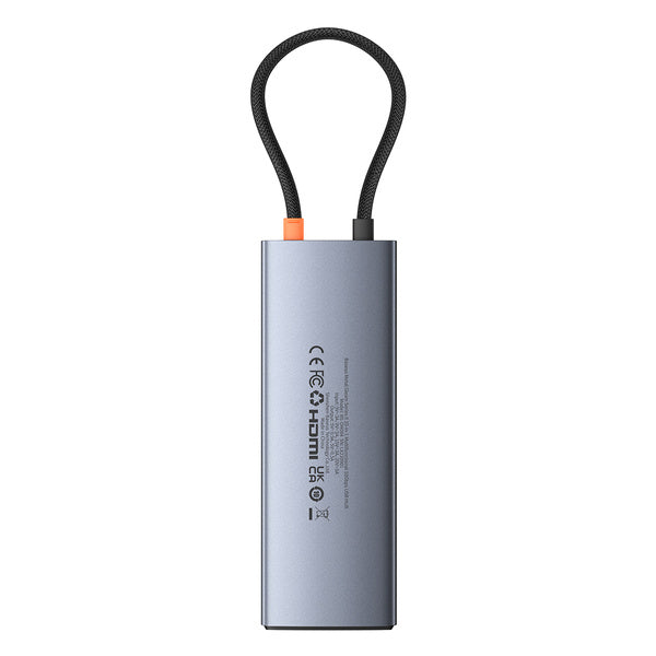 Baseus Metal Gleam II 10w1 | HUB-adapter, 10-i-1 USB-C til HDMI, RJ45, lyd, USB3.2, 2x USB2.0, SD/TF, USB-C 100W