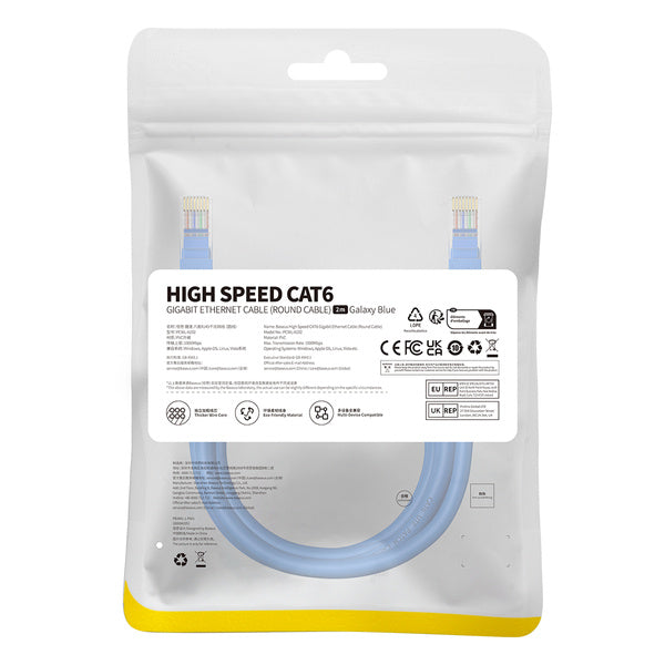 Baseus High Speed CAT6 | Ethernet LAN-nettverkskabel CAT6 RJ45 2m