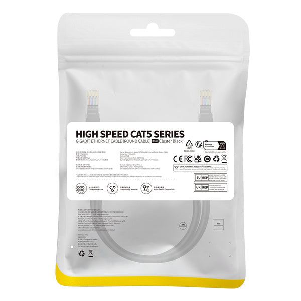 Baseus High Speed CAT5 | Ethernet LAN-nettverkskabel CAT5 RJ45 0.5m