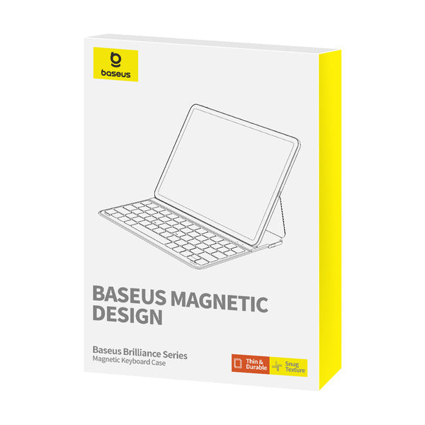 Baseus Brilliance | Magnetisk etui med tastatur til Apple iPad Pro 12.9" 2018 / 2020 / 2021 / 2022