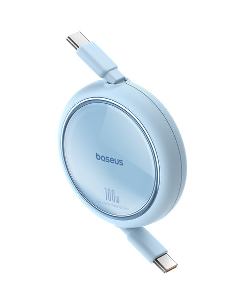 Baseus Free2Draw Mini | Kabel med justerbar lengde USB-C Type-C Power Delivery 100W, 1m