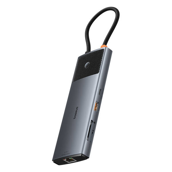 Baseus Metal Gleam II 10w1 | Adapter HUB 10w1 USB-C til 2x HDMI, RJ45, Type-C Data, USB3.2, 2x USB2.0, SD/TF, Type-C 100W