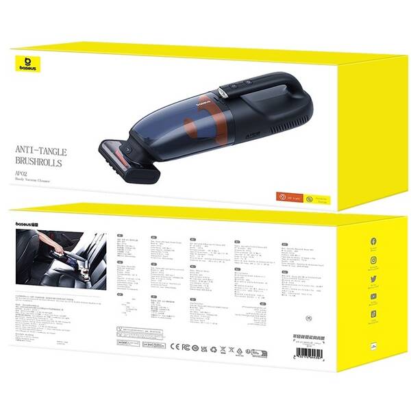 Baseus AP02 | Trådløs håndholdt bilstøvsuger uten pose 6000Pa 160W 1000ml