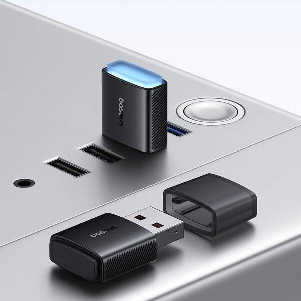 Baseus FastJoy WiFi | Trådløs USB WiFi-nettverksadapter til ekstern datamaskin eller bærbar PC 2.4 GHz 300 Mbps