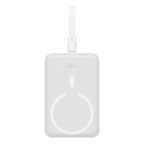 Baseus Magnetic Mini | Power Bank 10000mAh 20W USB-C med trådløs lading MagSafe med Lightning-kabel (til iPhone)