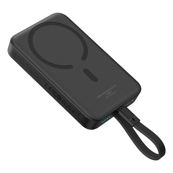 Baseus Magnetic Mini | Power Bank 10000mAh 30W USB-C med trådløs lading MagSafe med Type-C-kabel