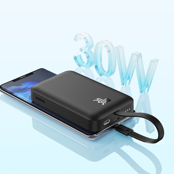 Baseus Magnetic Mini | Power Bank 10000mAh 30W USB-C med trådløs lading MagSafe med Type-C-kabel