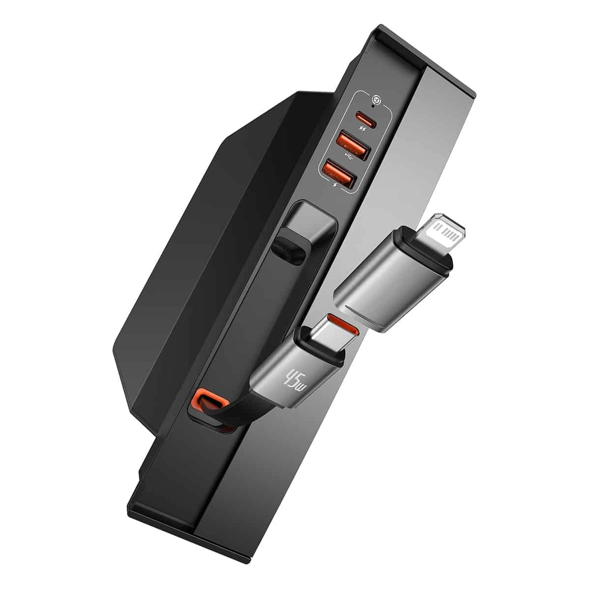 USB-Hubb 45W för Tesla Model 3 2019 - 2023 / Model Y │ med inbyggd USB-C-kabel Baseus T-Space