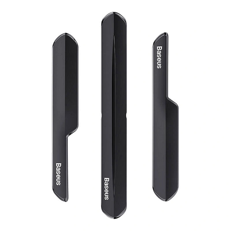 Dörrkantsskydd + sidospegel Tesla Model S / 3 / X / Y │ Antikollisionslister T-Space Bumper Guard Kit Svart - set om 6 st.
