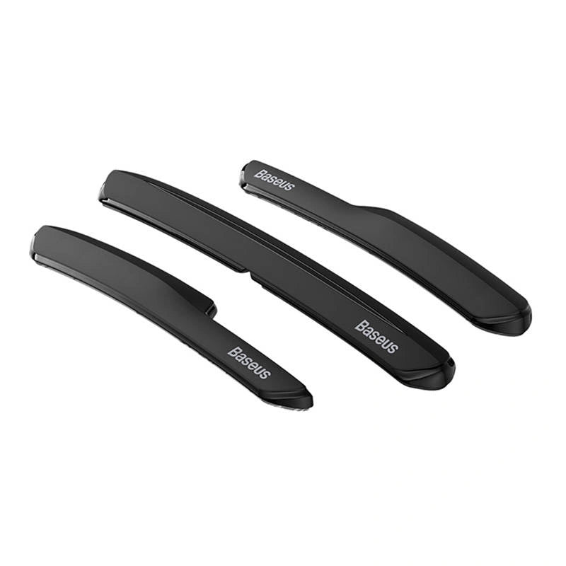 Dörrkantsskydd + sidospegel Tesla Model S / 3 / X / Y │ Antikollisionslister T-Space Bumper Guard Kit Svart - set om 6 st.