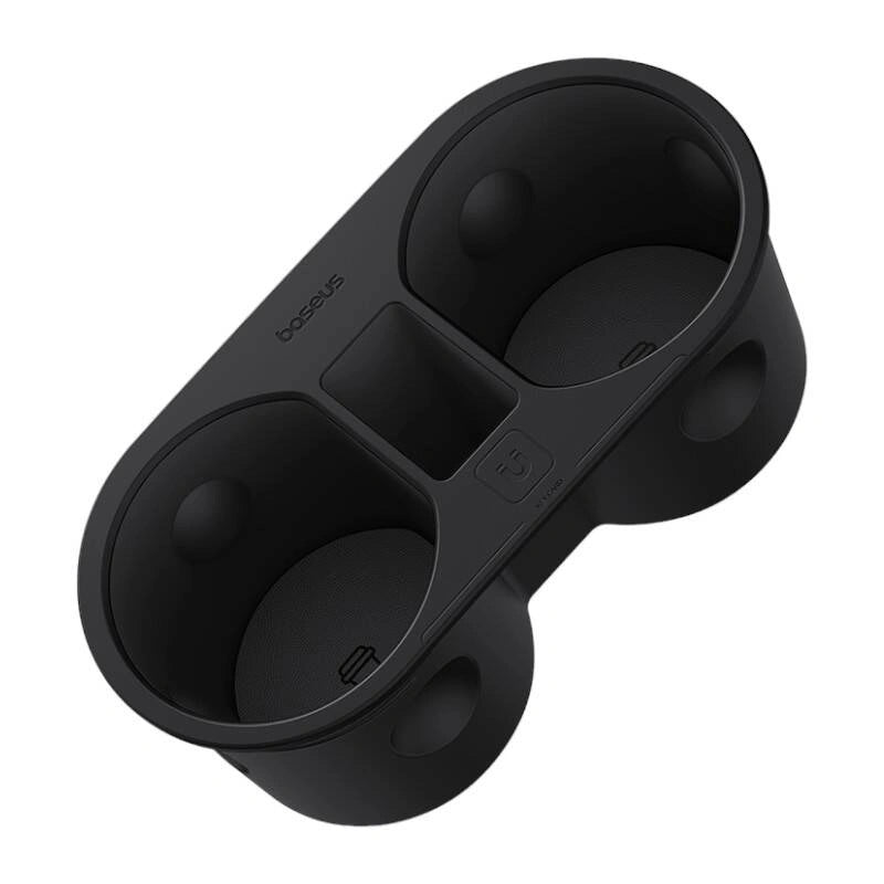 Kopphållarinsats Tesla Model 3 2020 - 2023 / Tesla Model Y 2020 -> │ Svart Baseus T-Space Series Cup Holder för Tesla Twilight Black