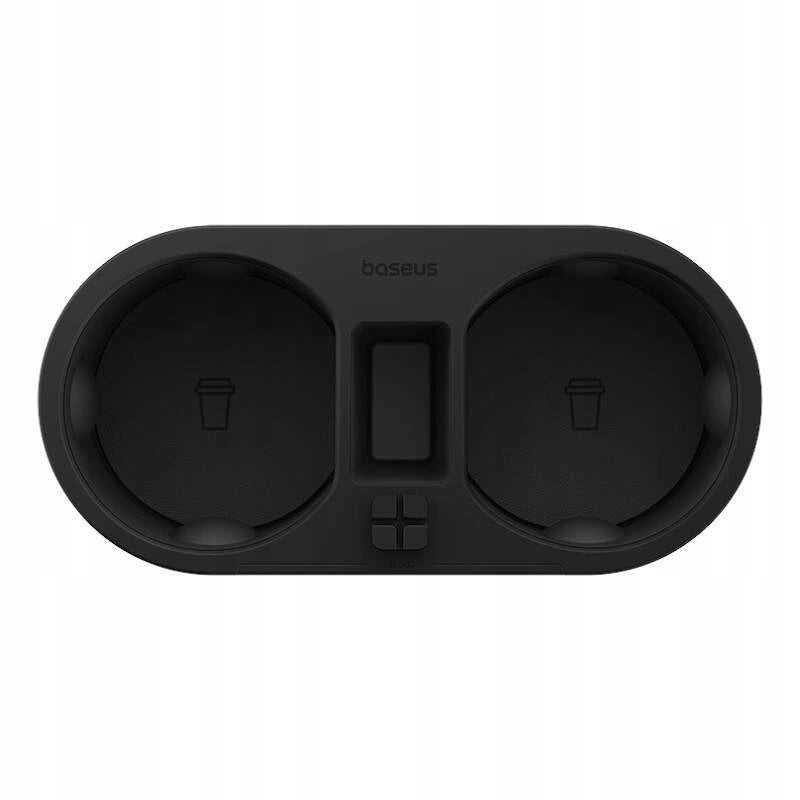 Kopphållarinsats Tesla Model 3 2020 - 2023 / Tesla Model Y 2020 -> │ Svart Baseus T-Space Series Cup Holder för Tesla Twilight Black