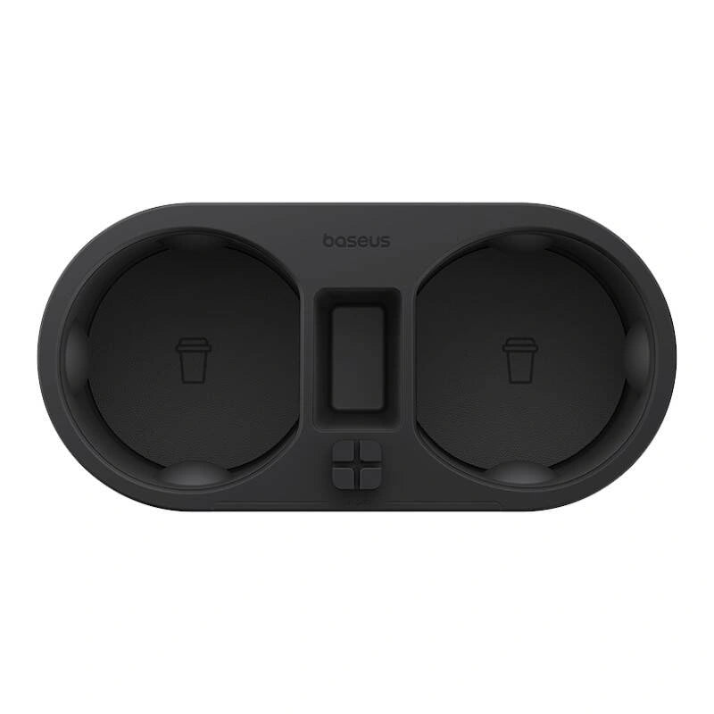 Kopphållarinsats Tesla Model 3 2020 - 2023 / Tesla Model Y 2020 -> │ Grå Baseus T-Space Series Cup Holder för Tesla Twilight Grey