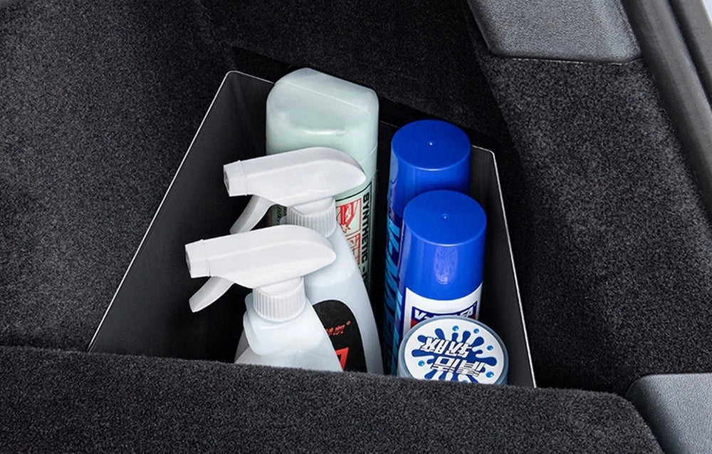 Bagageutrymmesorganisatör Tesla Model Y │ T-Space Series Trunk Organizer Black - set om 2 st.