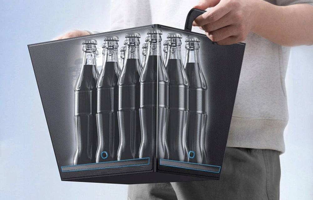 Bagageutrymmesorganisatör Tesla Model Y │ T-Space Series Trunk Organizer Black - set om 2 st.