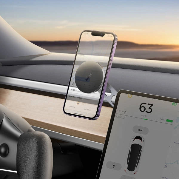 Universell justerbar magnetisk mobilhållare för Tesla för instrumentbräda och skärm  │ Baseus T-Space