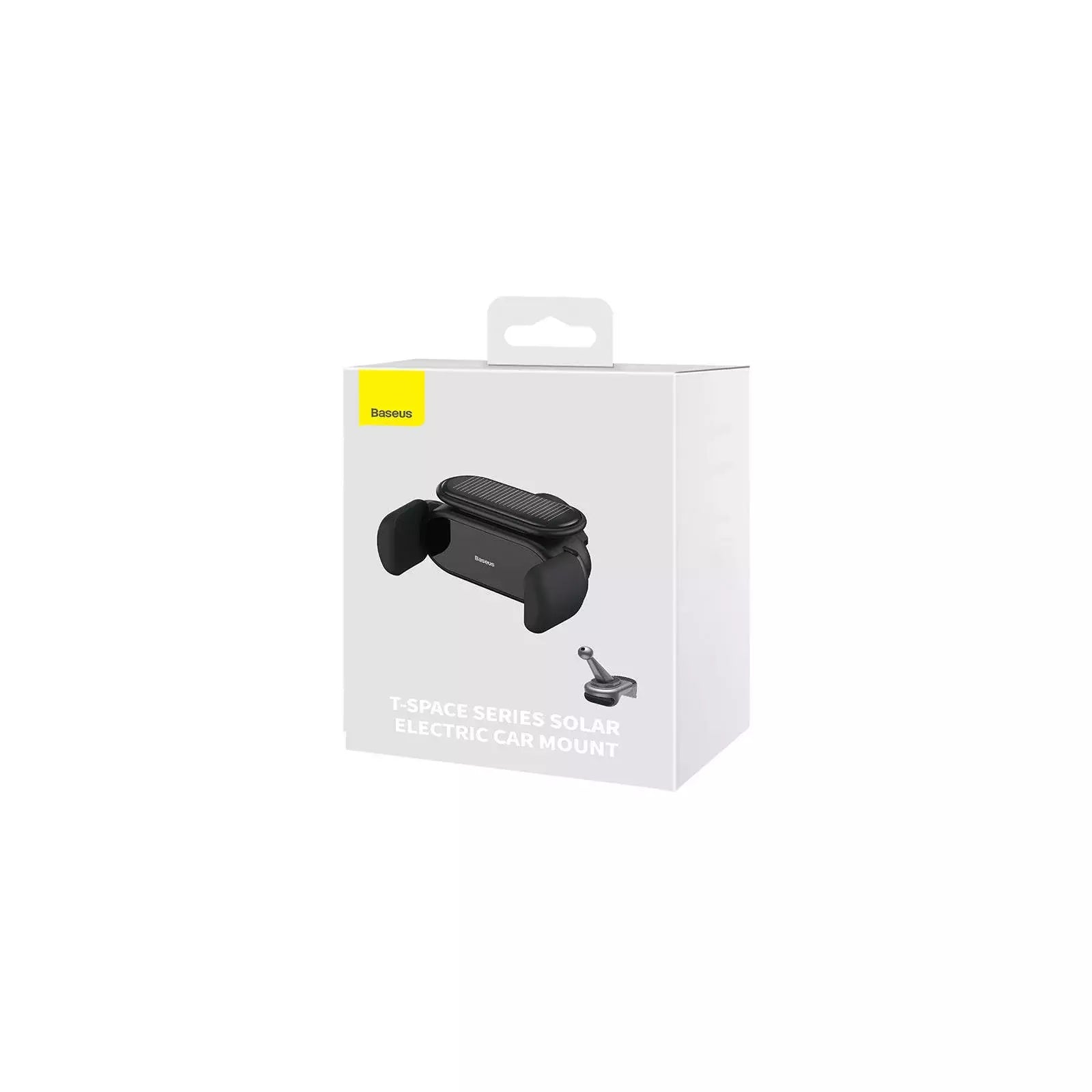 Mobilhållare Tesla Model 3 / Y - elektrisk solcellsdriven laddning │ Baseus T-Space Solar Electric Car Mount Black Edition